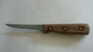 Vintage CHICAGO CUTLERY 62S Filet KNIFE wood carving  