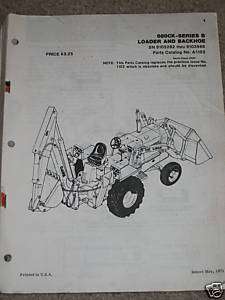 Case 680CK Series B Loader/Backhoe Tractor Parts Manual  