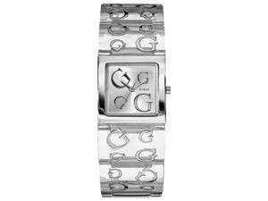   W10102L3 Clear Stainless Steel Quartz Watch with Silver Dial