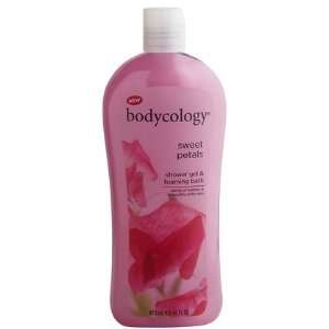 bodycology Shower Gel & Bubble Bath, Sweet Petals, 16 oz (Quantity of 