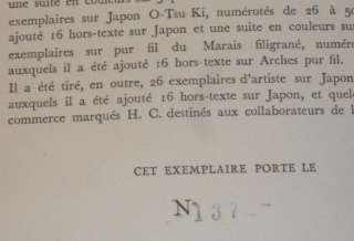 AQUARELLES PICART LE DOUX MAC ORLAN EO 1947 NUM Curiosa  
