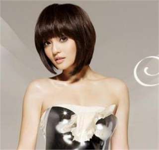 Woman Fashion Short Straight Black Cosplay Party Synthetic Wig #2689 