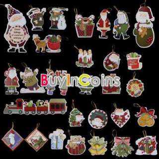   Various Christmas Gift Cards X mas Tree Decoration Greeting New  