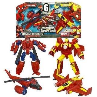 Marvel Universe Transformers Crossovers   Spider Man Attach Helicopter 