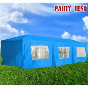  10 x 30 Gazebo Canopy Party Tent w/ Removable Side Walls 
