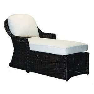 Sedona Outdoor Chaise Lounge Chair with Cushions   Key Largo Lemon 