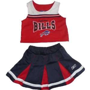   Bills 2T Toddler Cheerleader Skirt & Top Girls Set: Sports & Outdoors