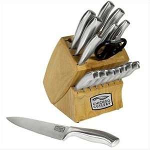  Chicago Cutlery Insignia Steel 18pc Block Set Kitchen 