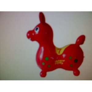  Red RodyGymnic Inflatable Rody Horse, Childrens Ride On 