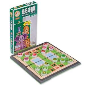   Qi   Jungle / Chinese Animal Chess   Travel Magnetic Set: Toys & Games
