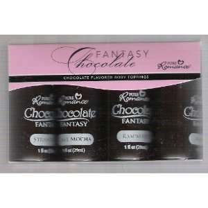  Pure Romance Fantasy Chocolate Body Toppings 4 Different 