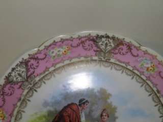 IMPERIAL CROWN CHINA, AUSTRIA HAND DECO FIGURAL PLATE  