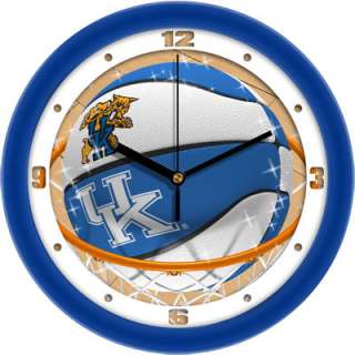 Kentucky Wildcats Logo  Slam Dunk Wall Clock  