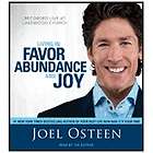 Living in Favor Abundance and Joy 5 CDs Audio Book Joel Osteen