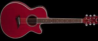 New Dean Guitars PE TRD Performer Electric Trans Red Finish A/E 