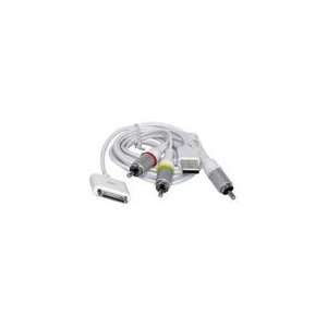   iPhone & iPod Compatible Composite AV + USB Output Cable Electronics