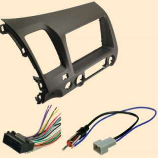 HONDA Double Din Radio Stereo Install Dash Kit + wires  
