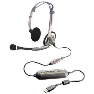 Plantronics DSP 400 Digitally Enhanced USB Foldable Stereo Headset and 