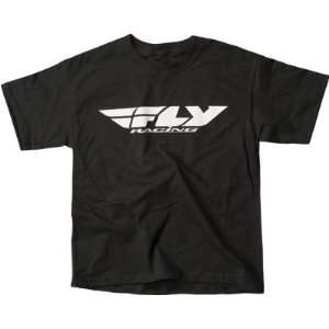  Fly Racing Corporate T Shirt   Small/Black: Automotive