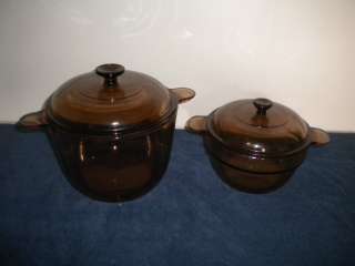 VISION AMBER DUTCH OVEN 3.5L AND V 20 CORNING  