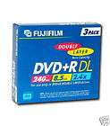 DVD+R8.5gb (2X) Double Layer Fuji Discs in Jewel Cases