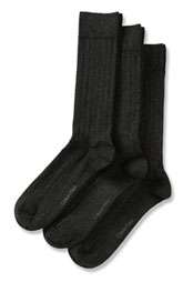 Calvin Klein Wide Rib Socks (3 Pack) $22.00