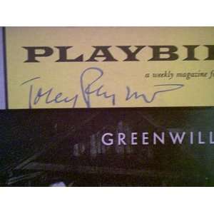  Perkins, Tony Anthony Greenwillow 1960 Playbill Signed 