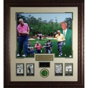 Arnold Palmer Photo Collage   ENGRAVED SIGNATURE DISPLAY