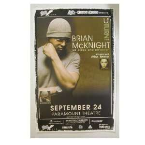 Brian McKnight Handbill Poster Paramount theater