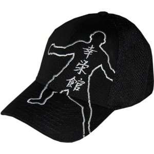  Cage Fighter Iceman Chuck Liddell Black Flex Fit Hat 
