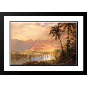  Church, Frederic Edwin 24x18 Framed and Double Matted 
