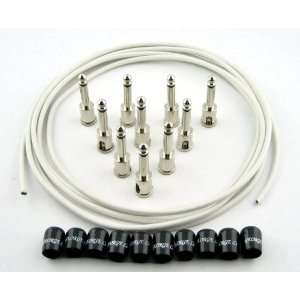  George Ls White cable kit Black Caps Musical Instruments