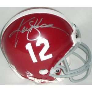 Ken Stabler Alabama Autographed Riddell Mini Helmet