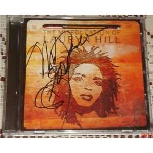 The Miseducation Of Lauryn Hill CD Cover Signed COA 