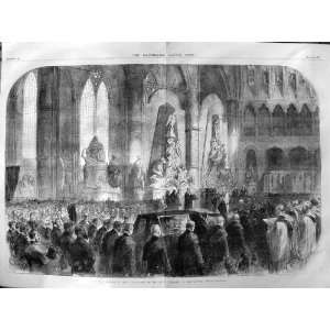  1865 Funeral Lord Palmerston Westminster Abbey Brocket 