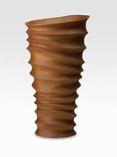 Donna Karan   Ripped Wood Vase/Tall