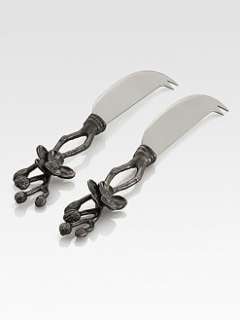 Michael Aram   Black Orchid Cheese Knife, Set of 2