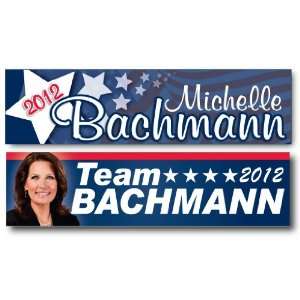  Michelle Bachmann for President 2 Bumper Magnets / 2 