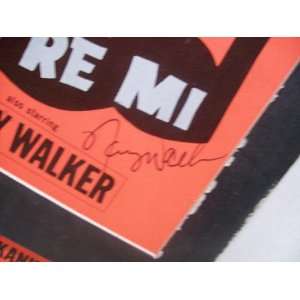  Silvers, Phil Nancy Walker LP Signed Autograph Do Re Mi 