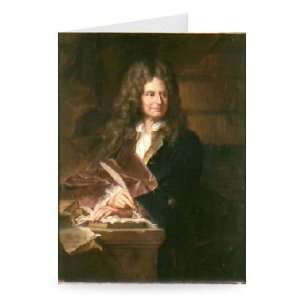 Nicolas Boileau (1636 1711) after 1704 (oil   Greeting Card (Pack of 