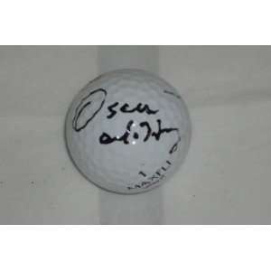  Oscar De La Hoya Boxing Champ Signed Used Golf Ball Jsa 