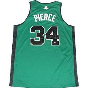 Paul Pierce Boston Celtics Autographed Authentic Green Alternate 