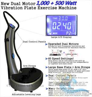   Whole Body Vibration Power Vibe Plate Exercise Machine Fitness  