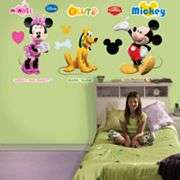 Fathead Disney Mickey, Minnie and Pluto Wall Decals