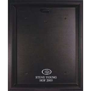  Steve Young Hall of Fame 2005 Framed Logo Jersey Display Case 