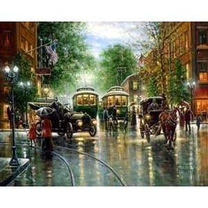 Jack Terry   Busy Times Canvas Giclee