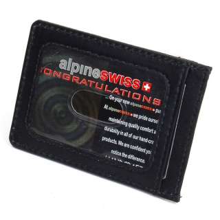   Magnet Slim Thin Front Pocket Wallet Alpine Swiss ID & Cards  