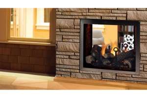  307693   Majestic Marguis Indoor/outdoor See Thru Gas Fireplace  