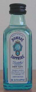 MINIATURE ~ BOMBAY SAPPHIRE GIN   Collectible  