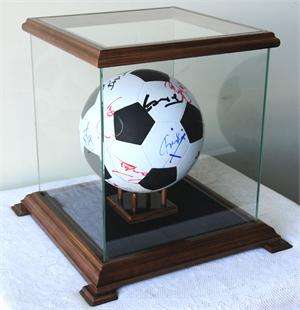 Glass Display Case for Basketball,Football,Soccer Ball  